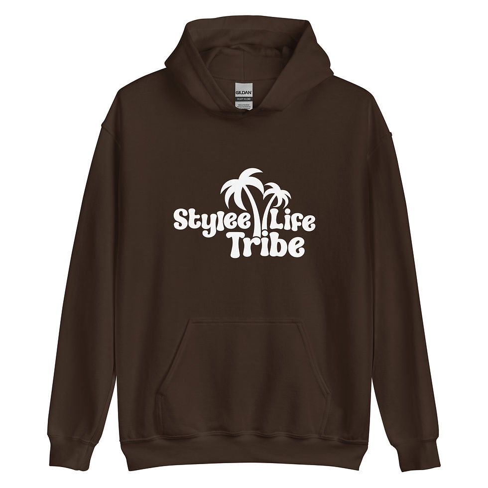 Thumbnail: Stylee Life Tribe White Logo Unisex Hoodie