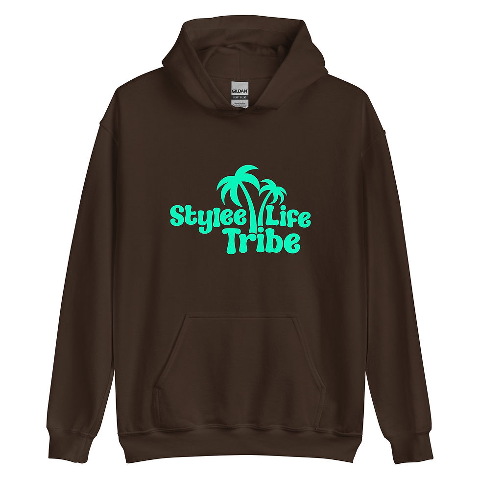Thumbnail: Stylee Life Tribe Green Logo Unisex Hoodie