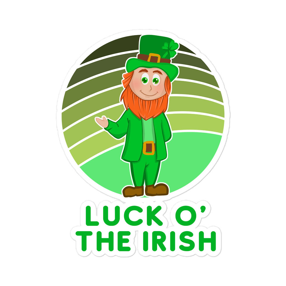 Thumbnail: Irish Luck Bubble-free stickers