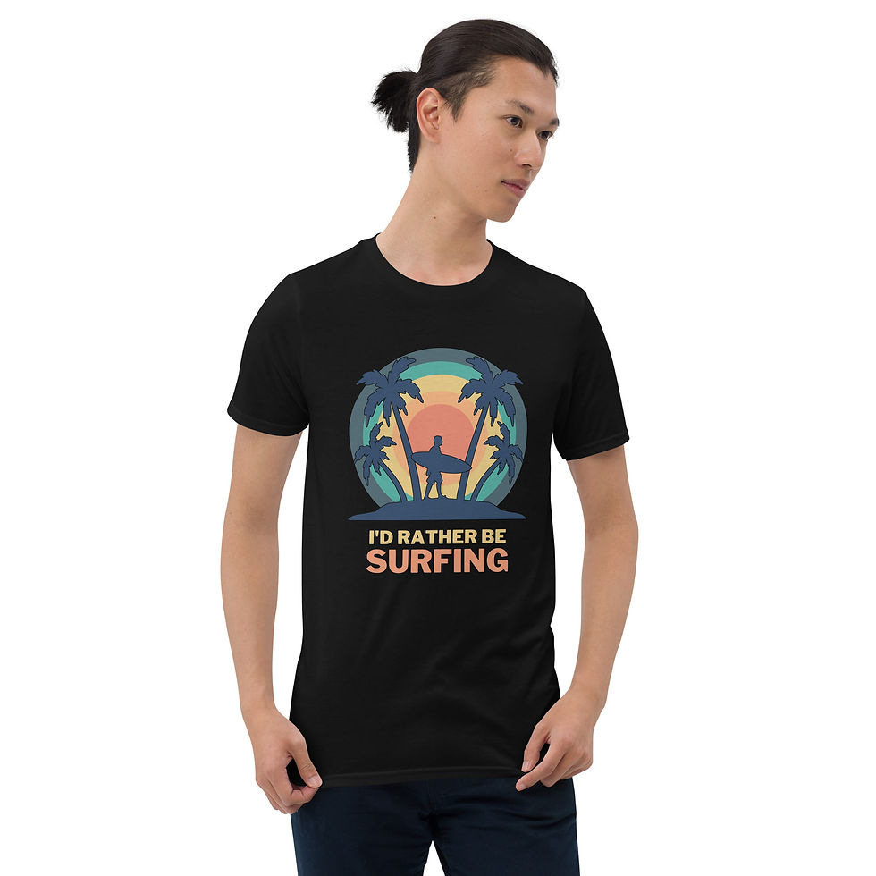 Thumbnail: I'd Rather Be Surfing T-Shirt