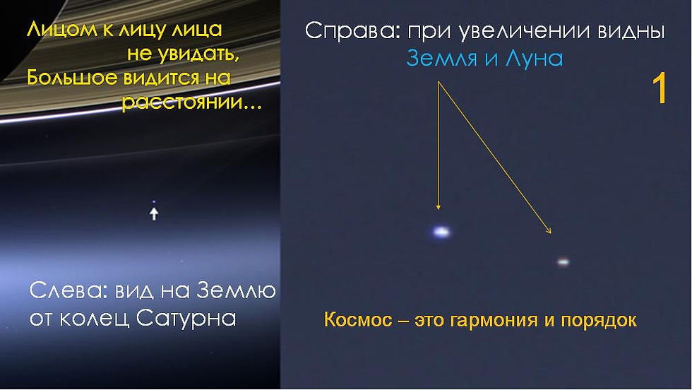 НАМ НУЖНА НОВАЯ ТОЧКА ЗРЕНИЯ