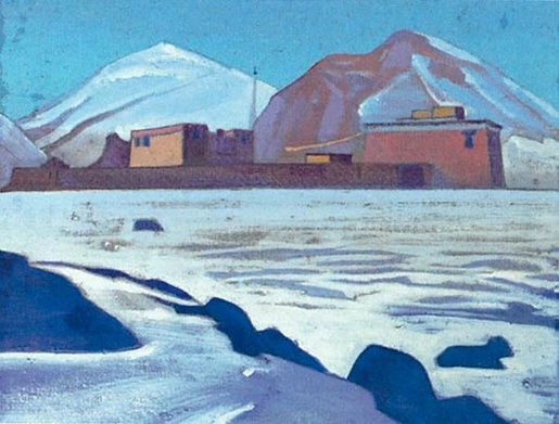 Николай Рерих. Храм Бон-по (Монастырь Шаруген). 1928 г.