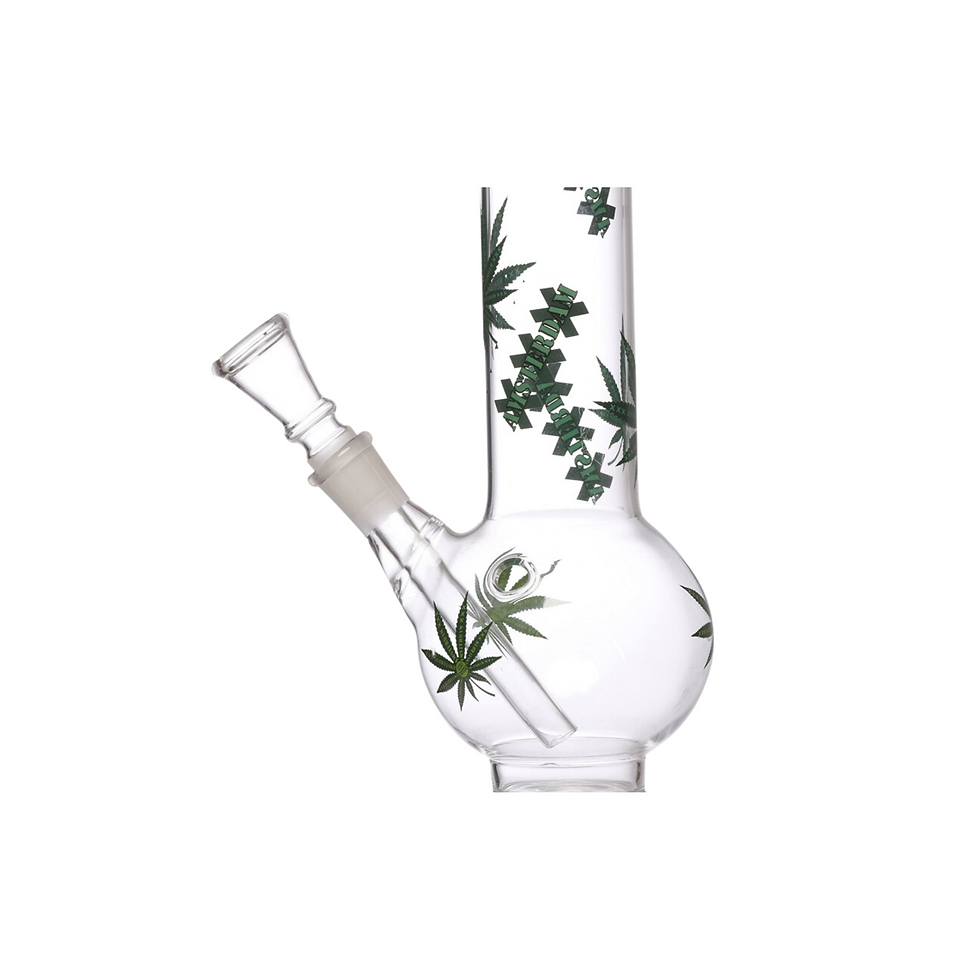 Thumbnail: "18 inch water bong with excellent airflow and deep hits"