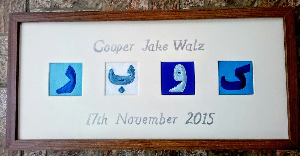 Arabic Name Frame