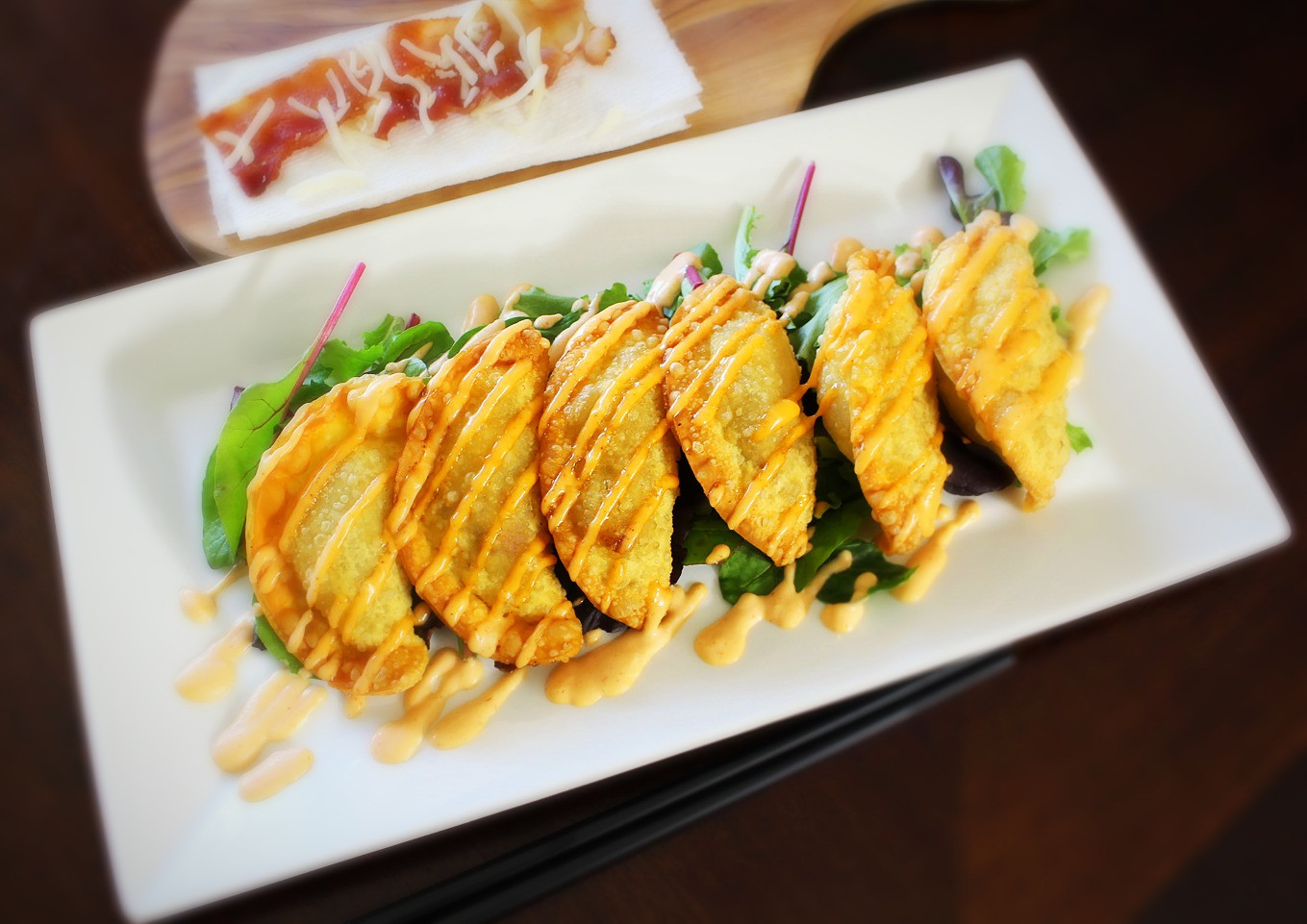 Bacon Cheeseburger Dumpling