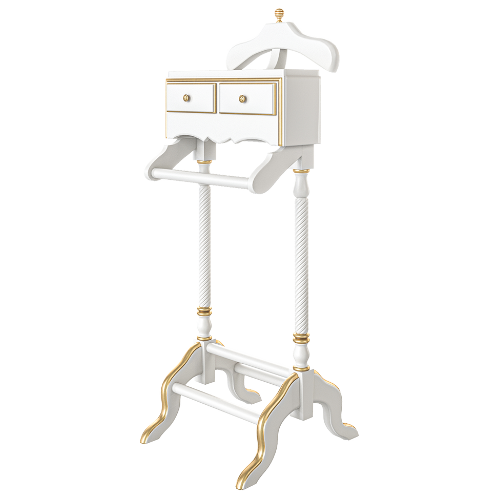 17638 2-Drawers Valet Stand