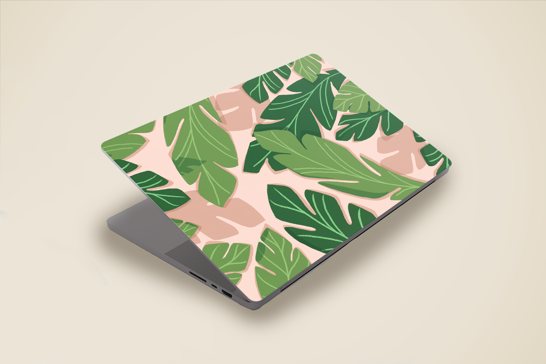 Tropical Leaves Laptop Skin
