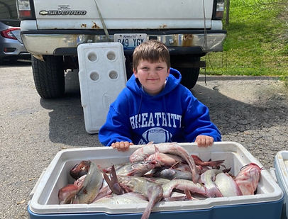Channel Catfish caught on brandons monkey bait