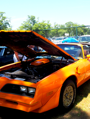 Pontiac Firebird Trans Am in a Classic Car Show 