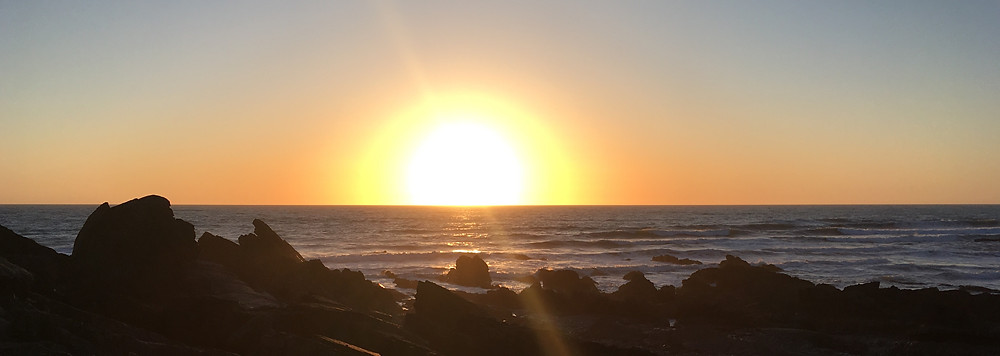 Golden sunset at Bude