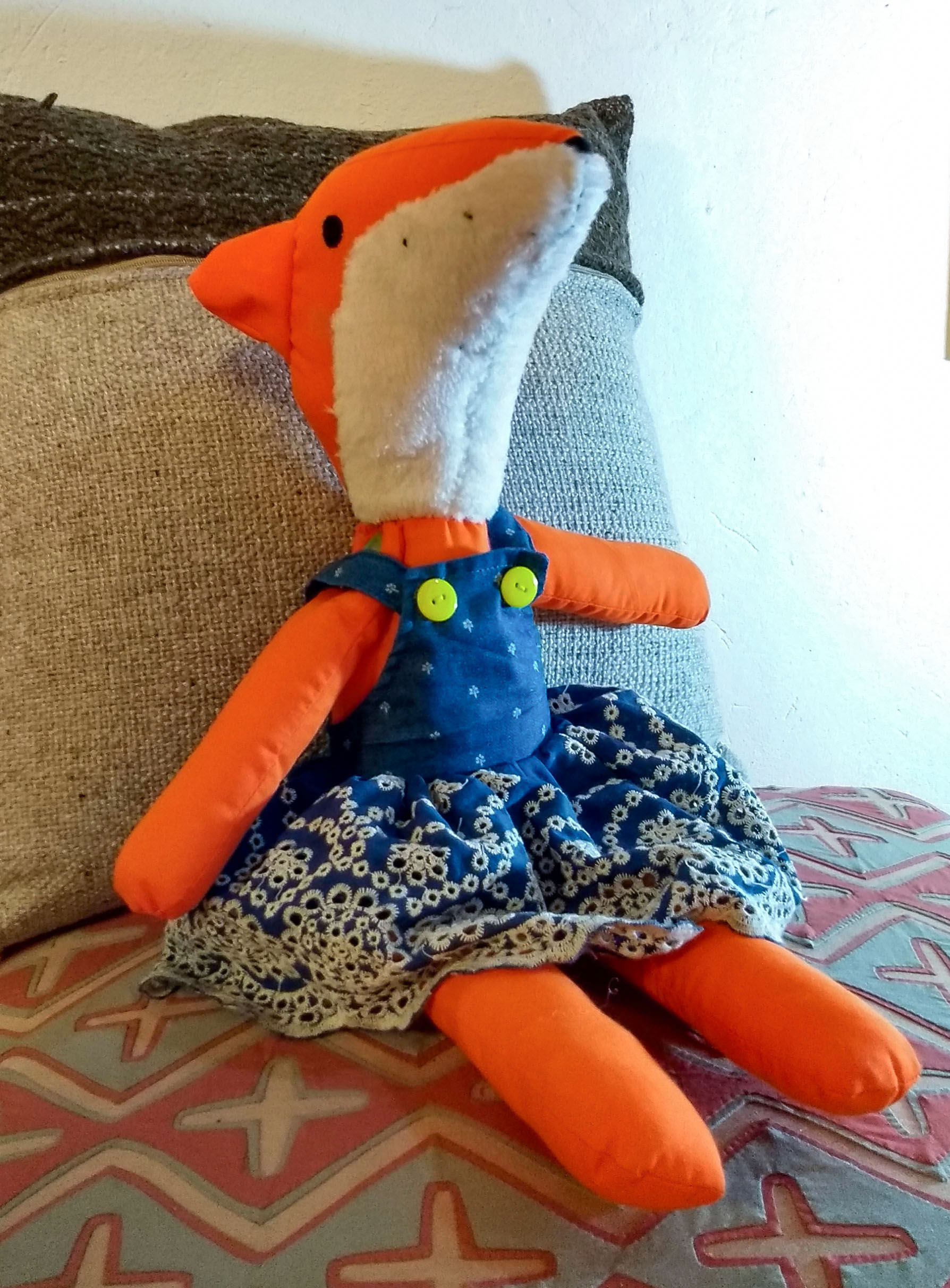 ConDedal + Zorrita con vestido calado