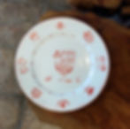  Plato decorativo de Caya Gutierrez - Gallina folk