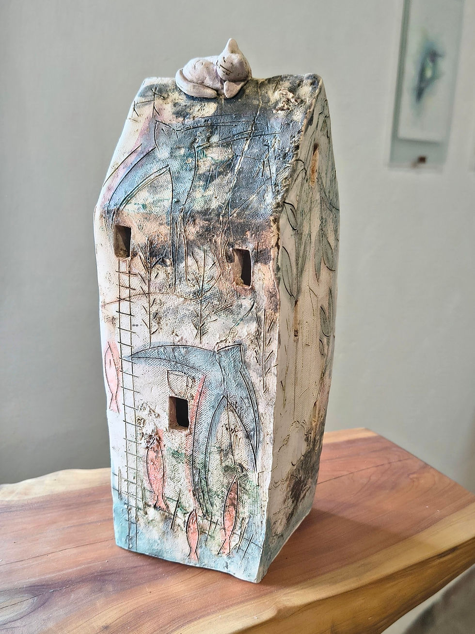 Miniatura: Mariana Salazar - Casita gato - aves