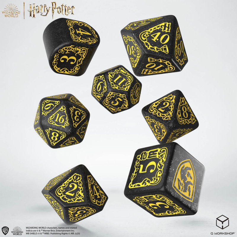 Miniature : Set de dés Harry Potter : Hufflepuff / Poufsouffle