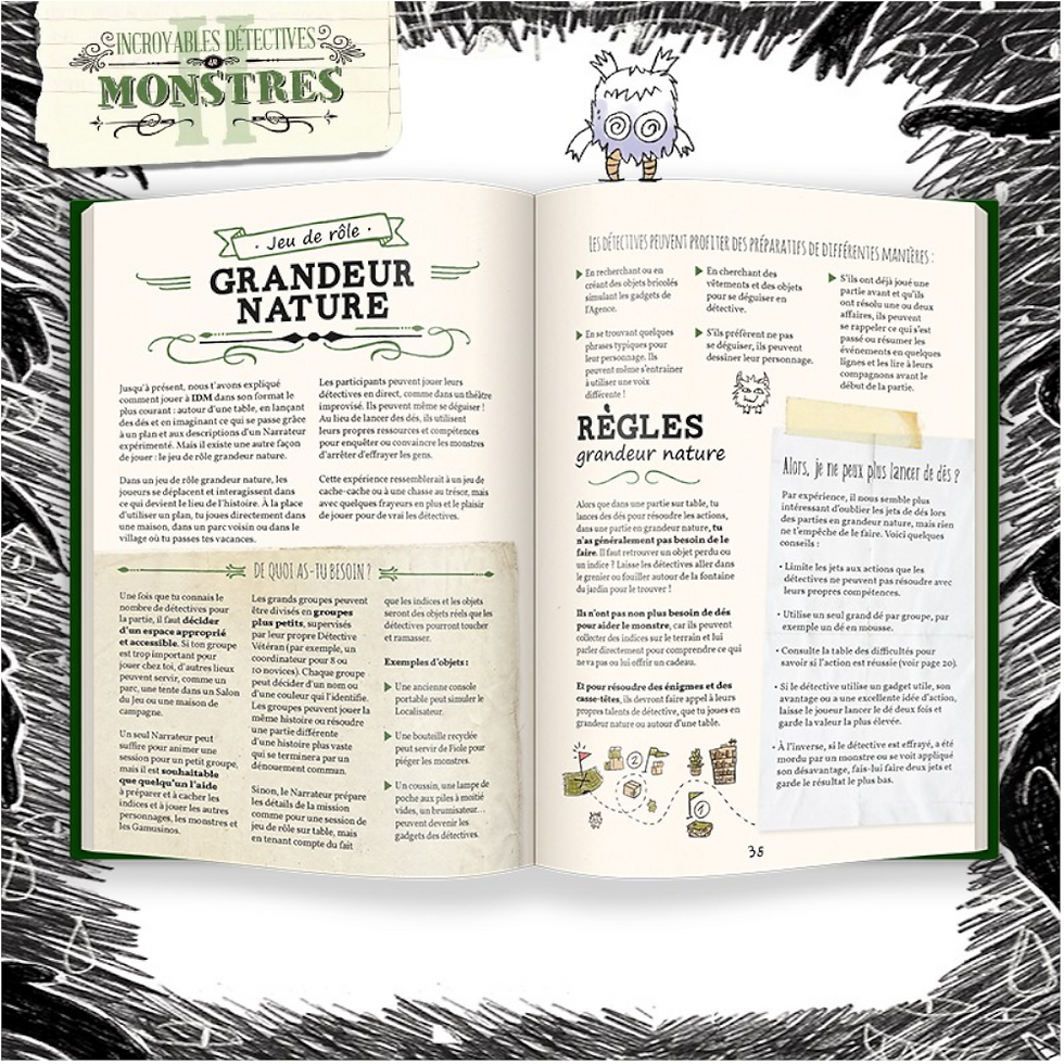 Miniature : Incroyables Détectives de Monstres - Livre de base