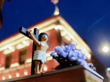 La procesión de los niños y las niñas: hecha por amor al arte