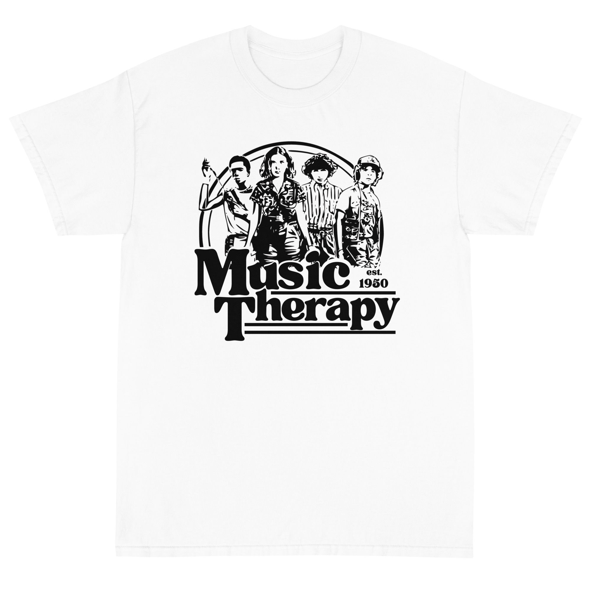Music Therapy Stranger Things 2 Short Sleeve T-Shirt