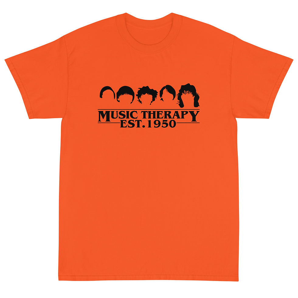 Thumbnail: Music Therapy Stranger Things 7 Short Sleeve T-Shirt