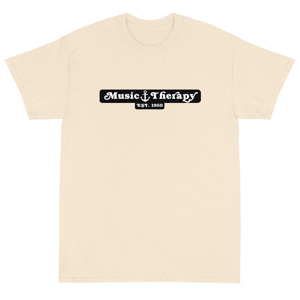 Thumbnail: Music therapy Stranger Things Scoops Ahoy Short Sleeve T-Shirt