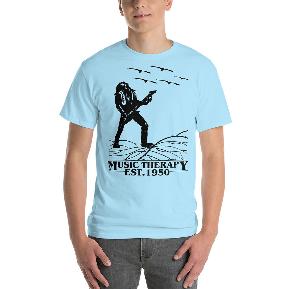 Thumbnail: Music Therapy Stranger Things 4 Short Sleeve T-Shirt