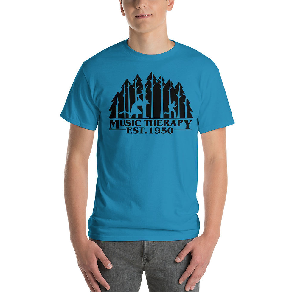 Thumbnail: Music Therapy Stranger Things 10 Short Sleeve T-Shirt