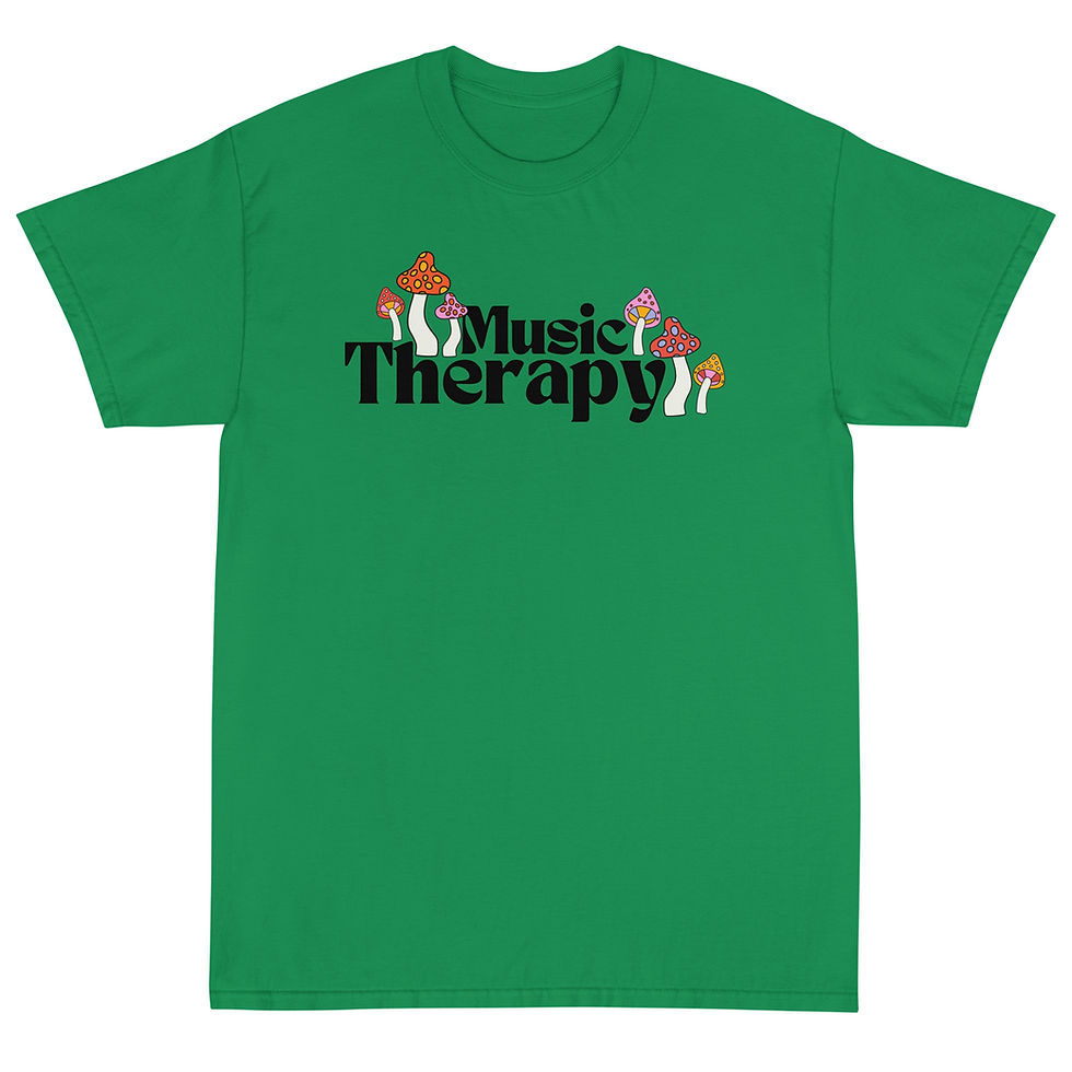 Thumbnail: Music Therapy Mushroom Short Sleeve T-Shirt