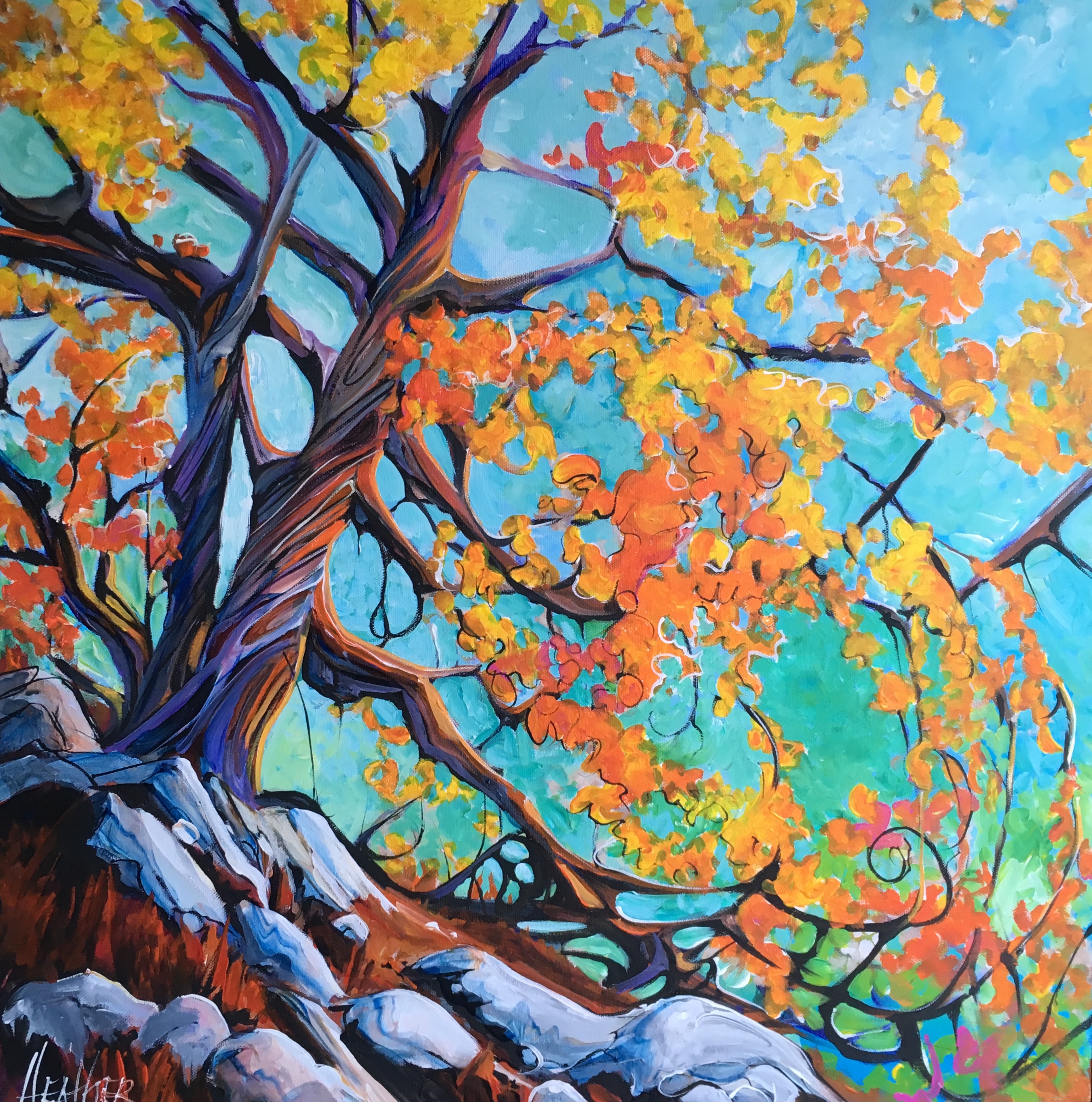 Perfectly Imperfect 24 x 24 SOLD