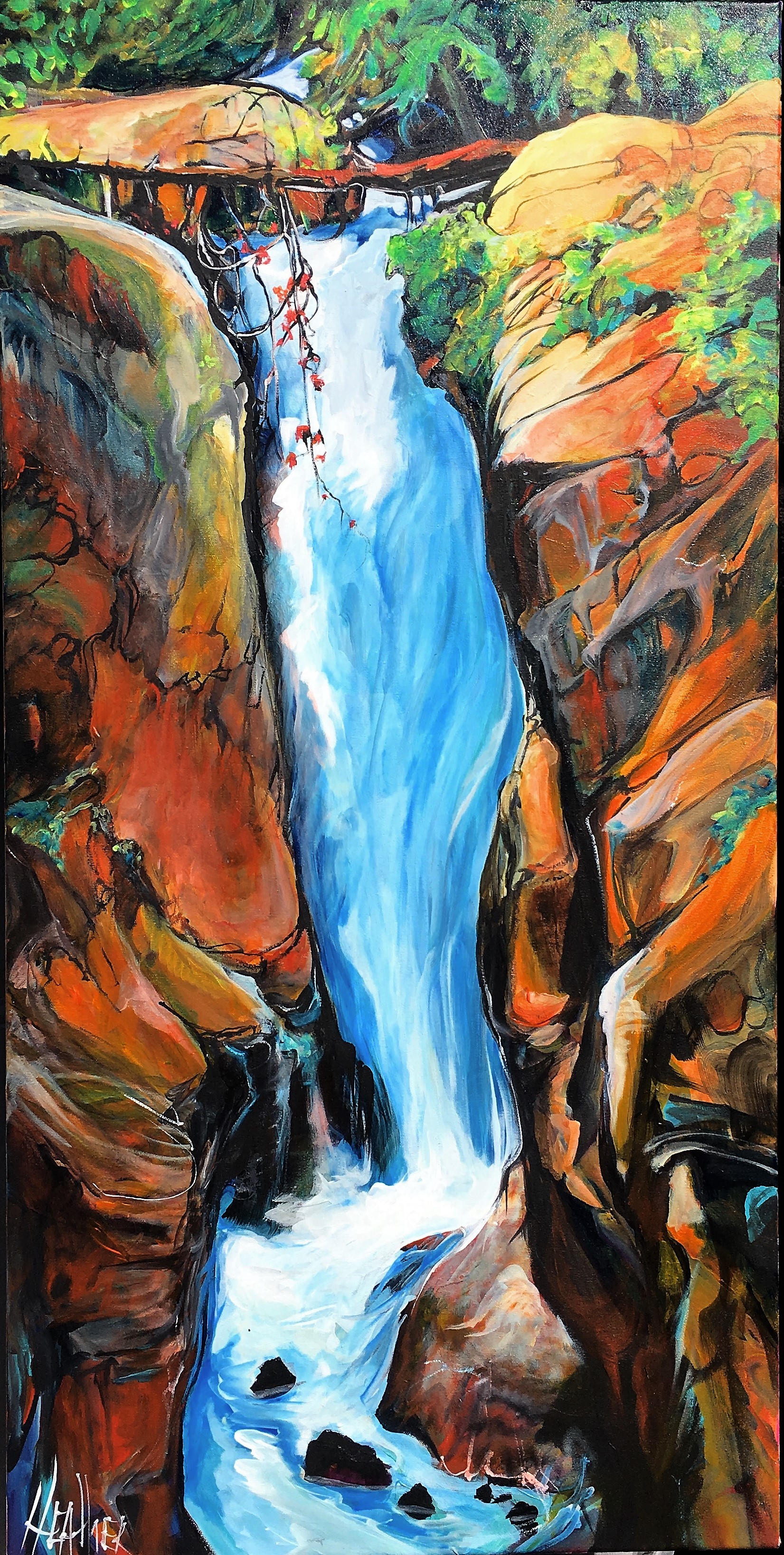 Hanging Out 20 x 40 $2600