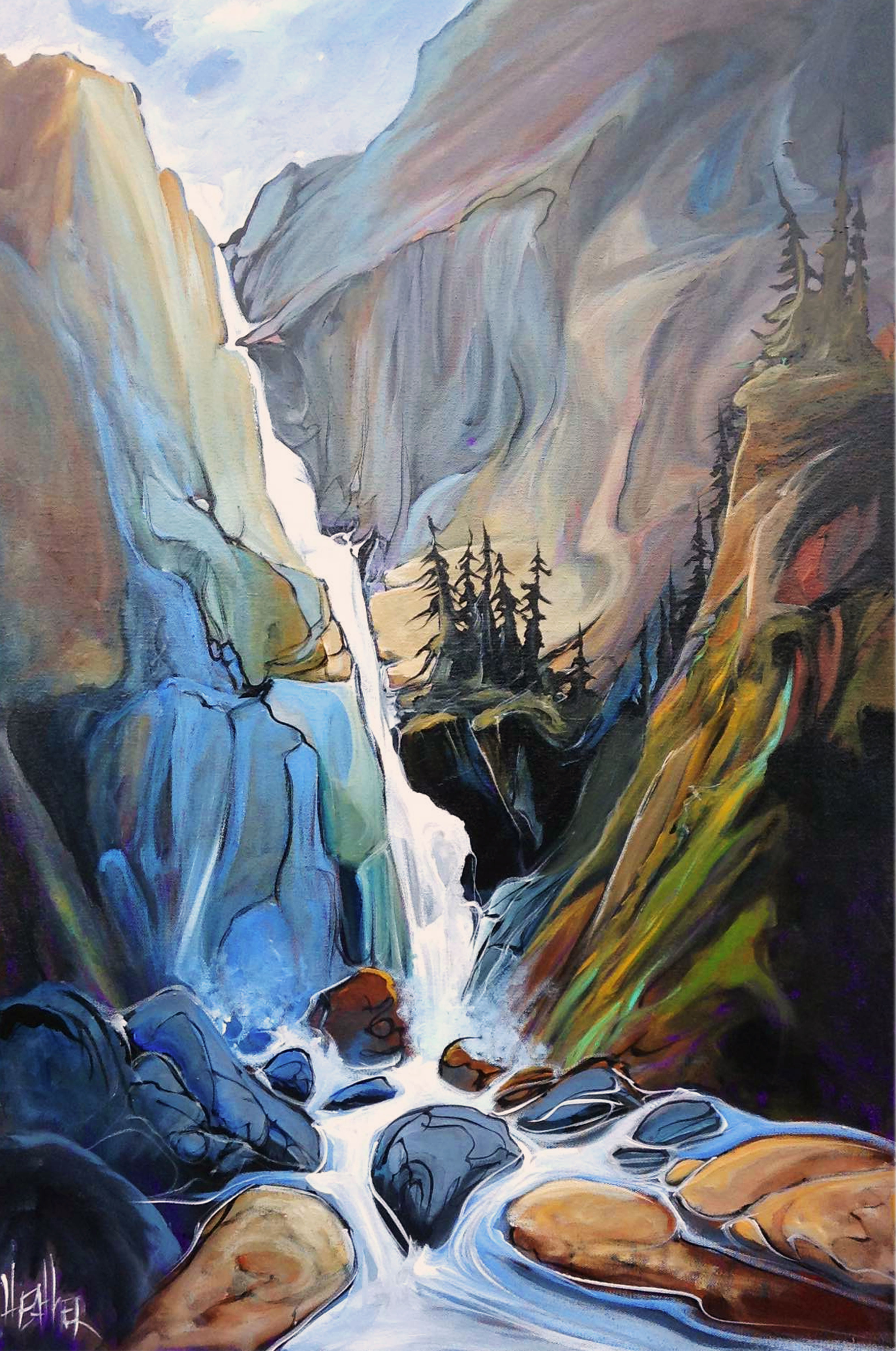 Parting the Way 24 x 36 SOLD
