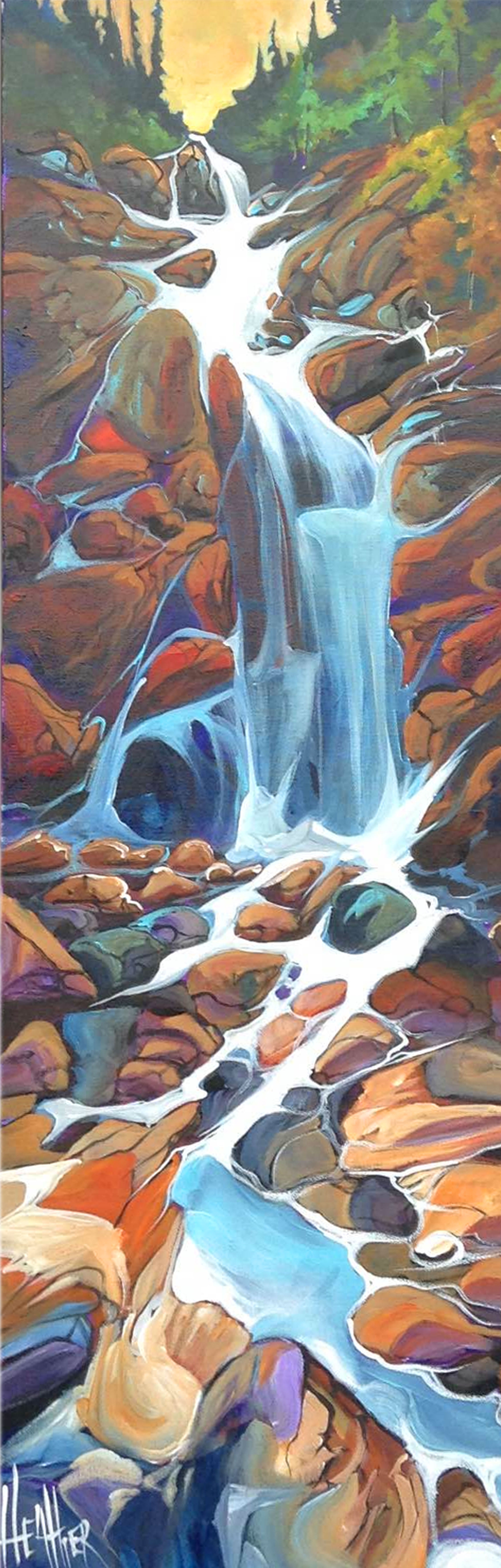 Bottoms-Up 12 x 36 SOLD