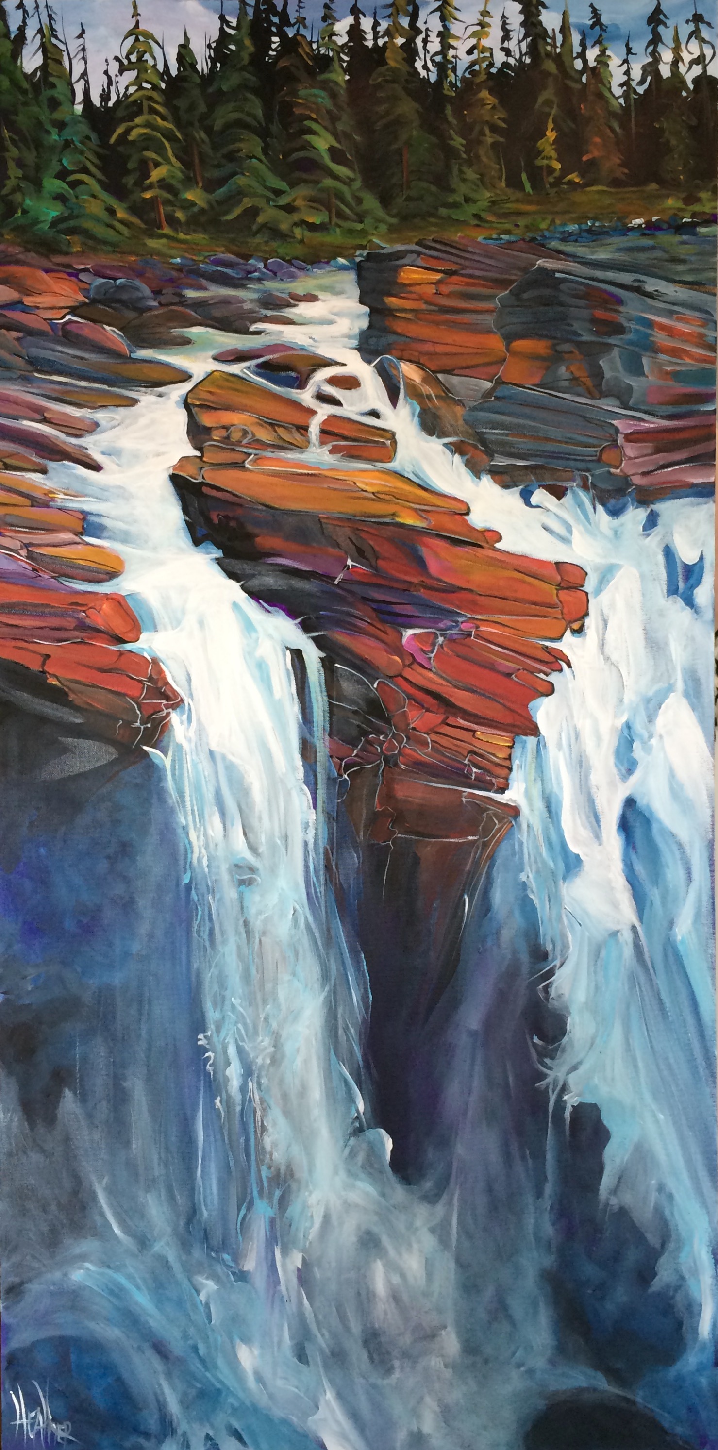 Athabasca Rhapsody 24 x 48