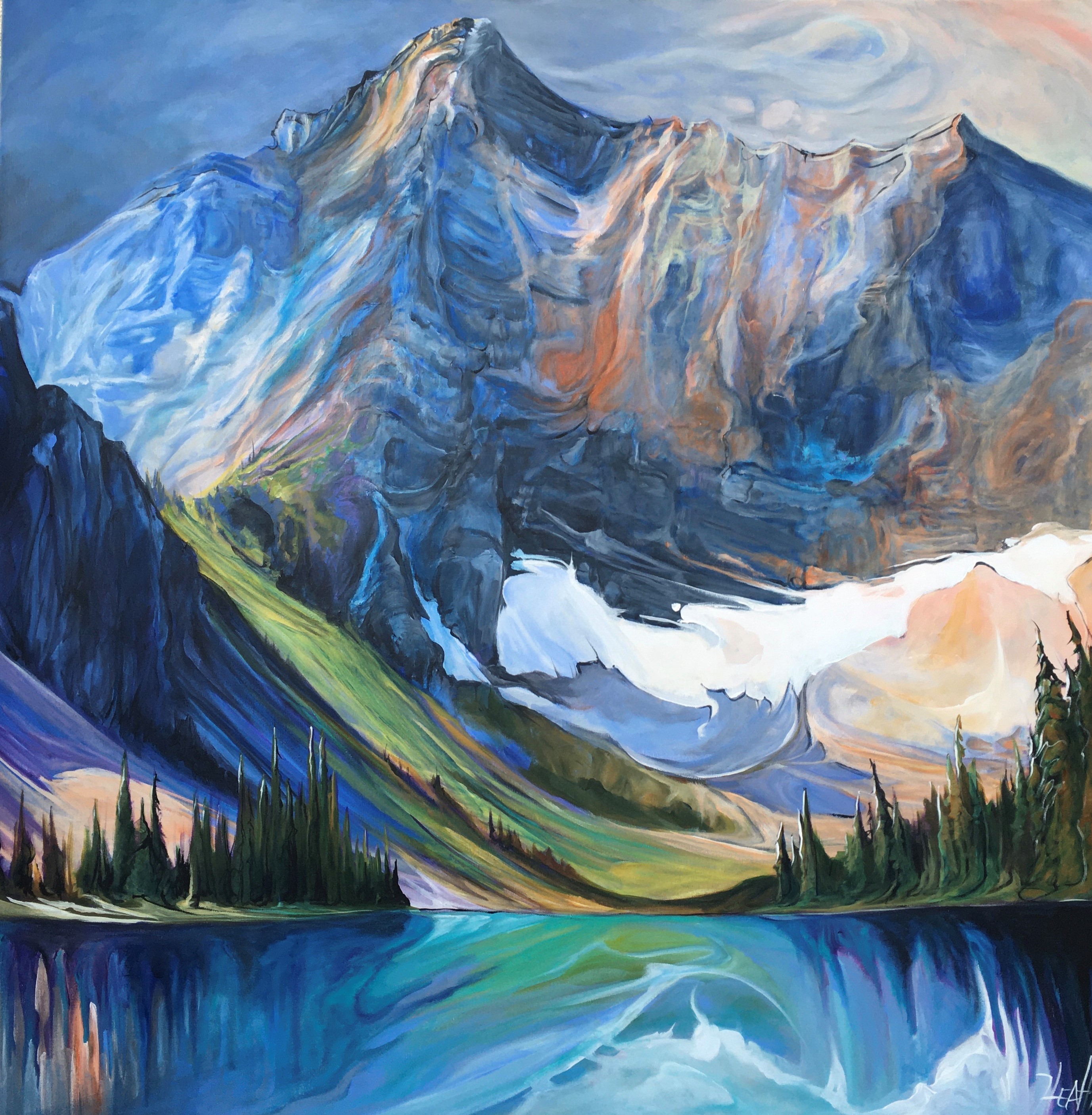 Serenity Sarrail Ridge 48x48 SOLD