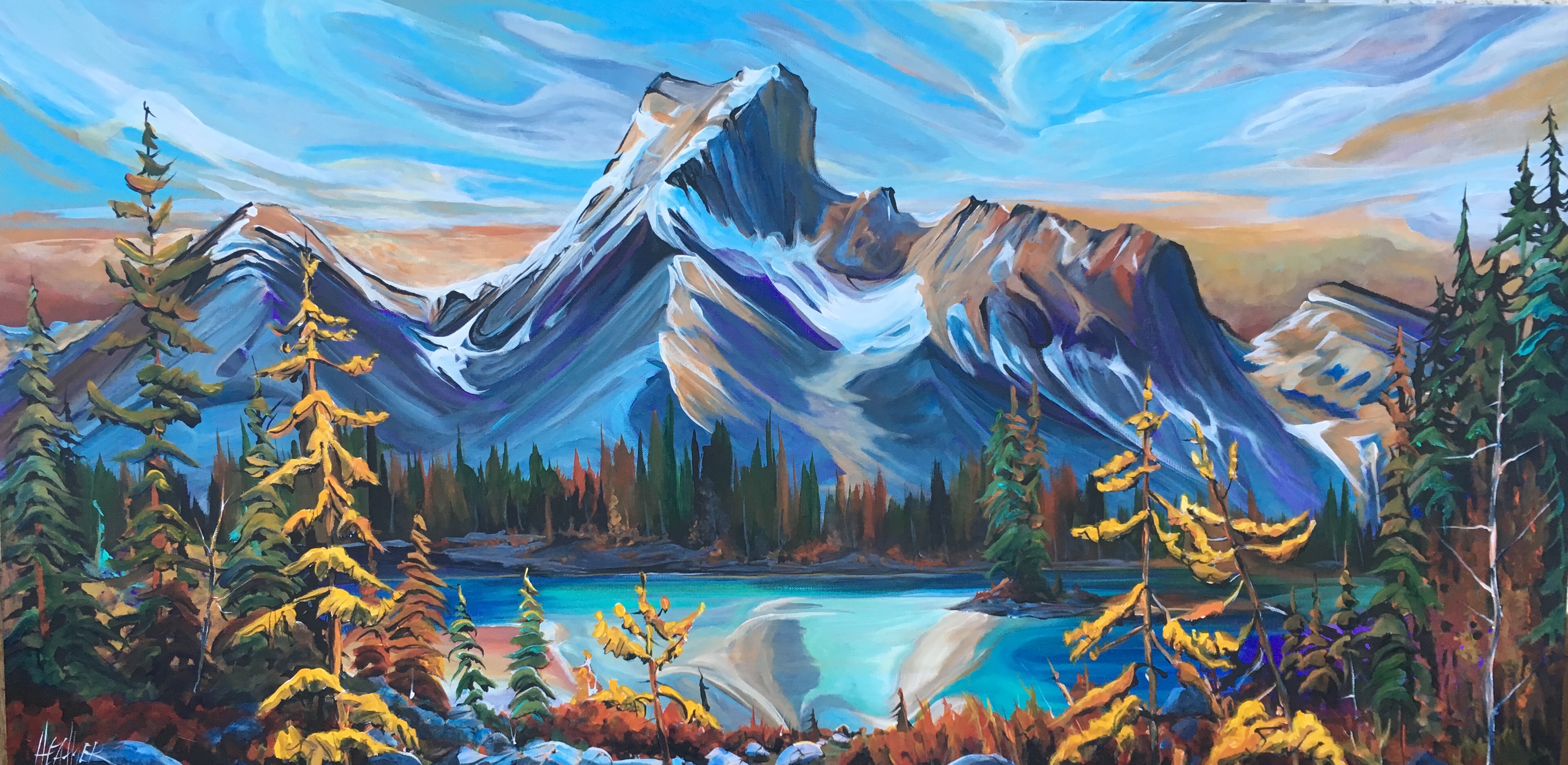 Kananaskis Valley Vista 24 x 48 SOLD