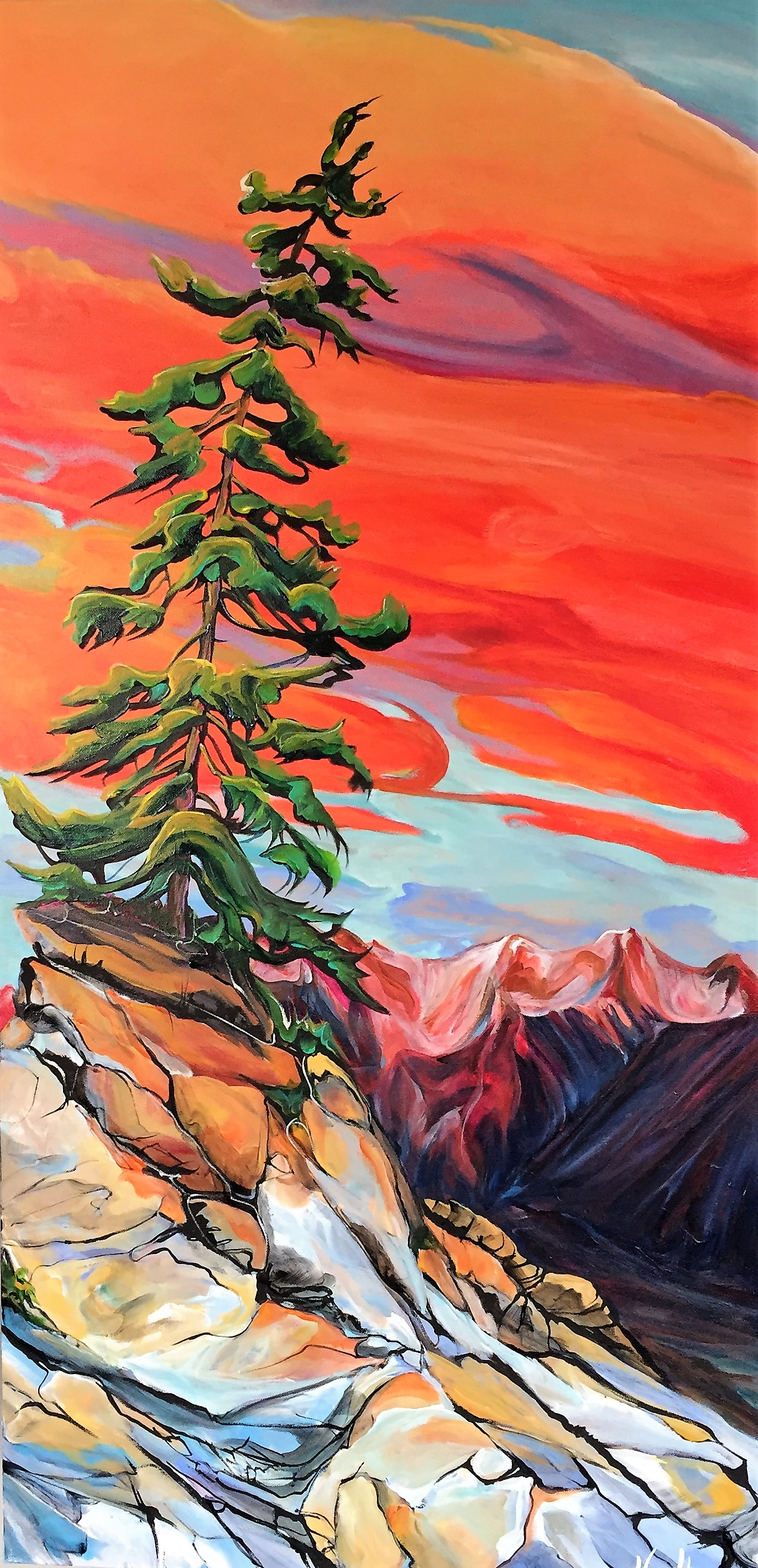 Night Watchman 24 x 48 SOLD