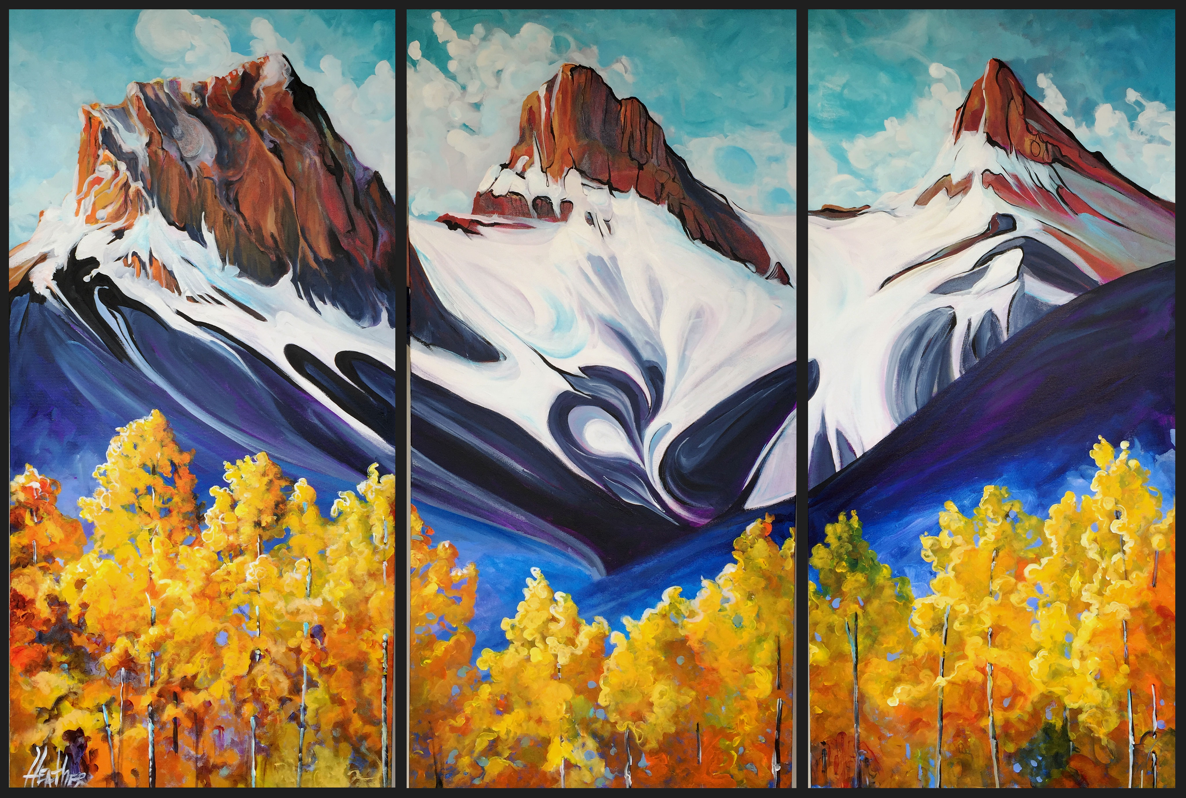 Gold 72 x 48 SOLD