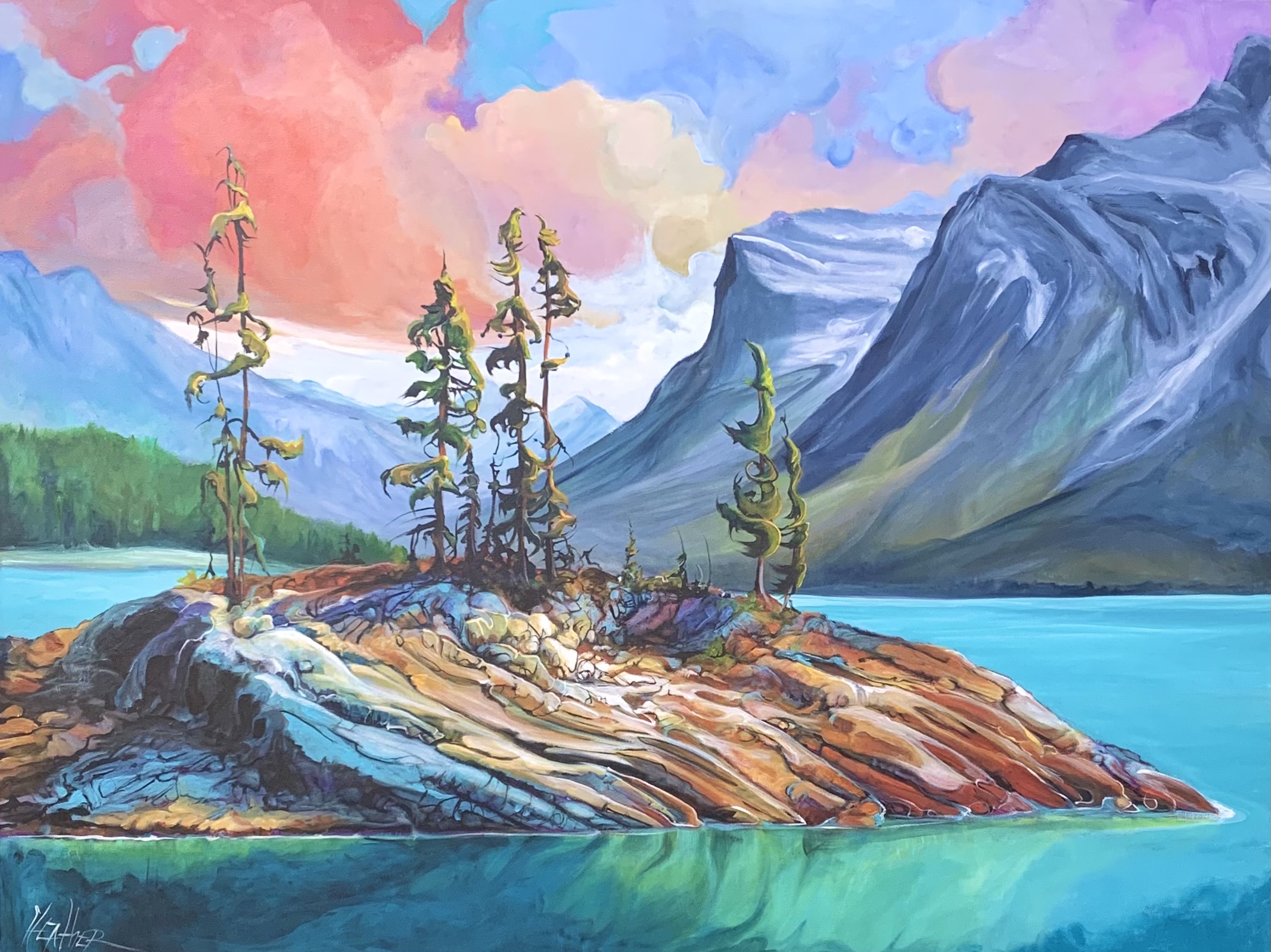 Q Music 36 x 48 $4600