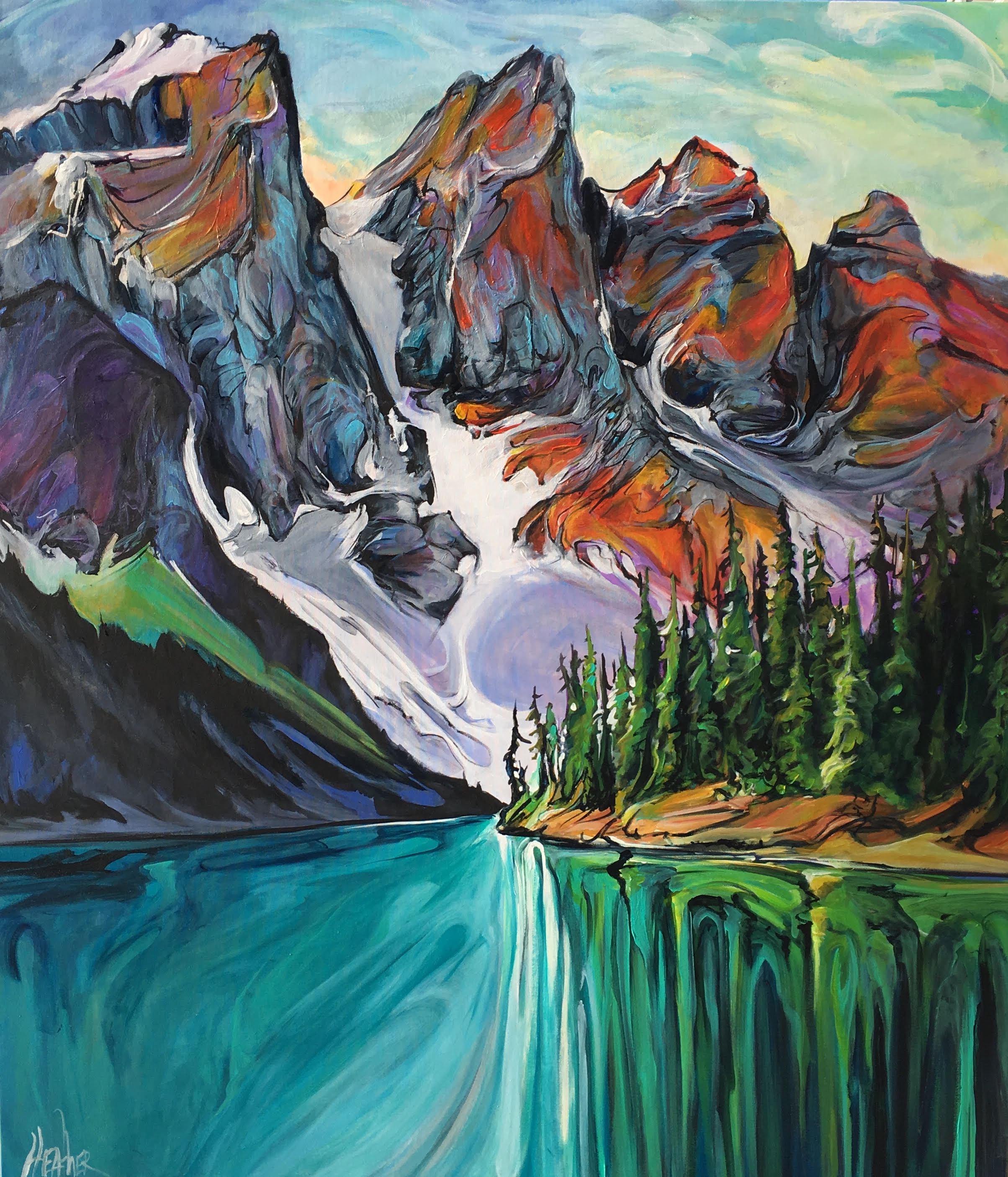 Essence of the Mountains 48x42 SOLD