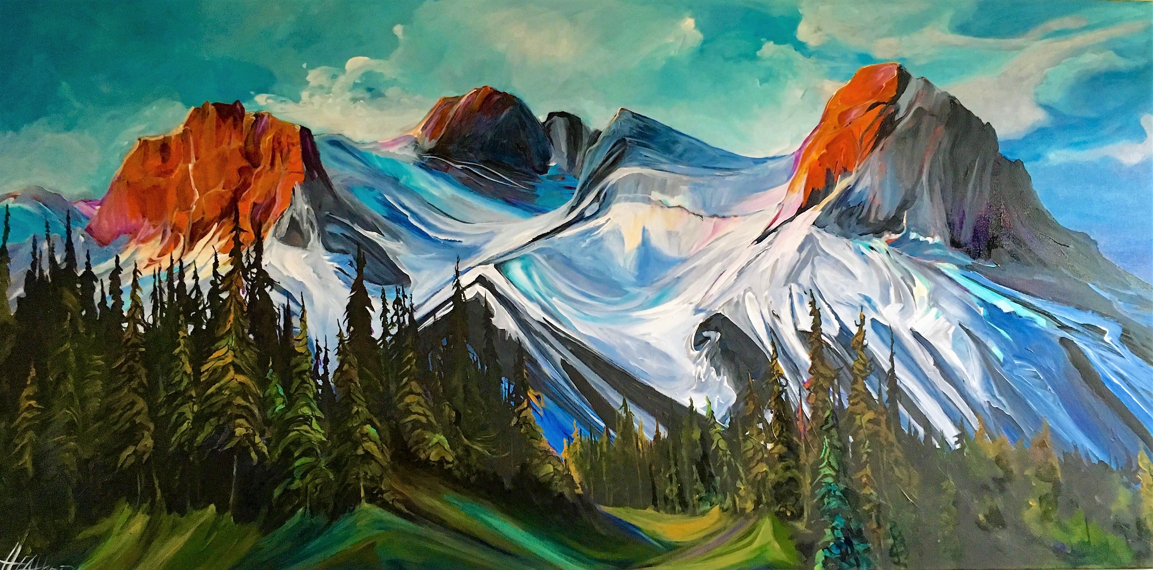 Ha Ling Glory 36 x 72 SOLD