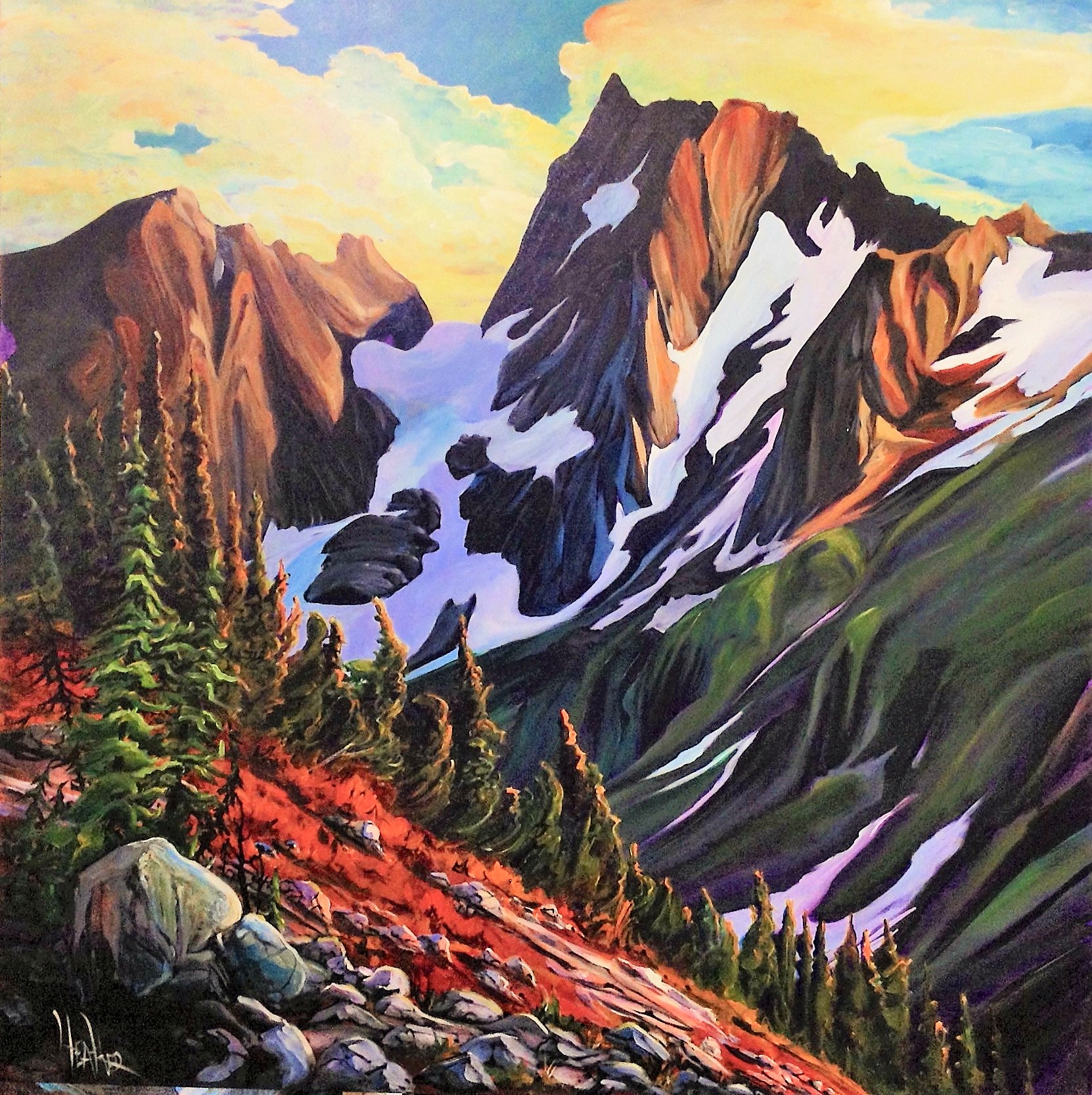 Cascade Meadow 48 x 48 $4800