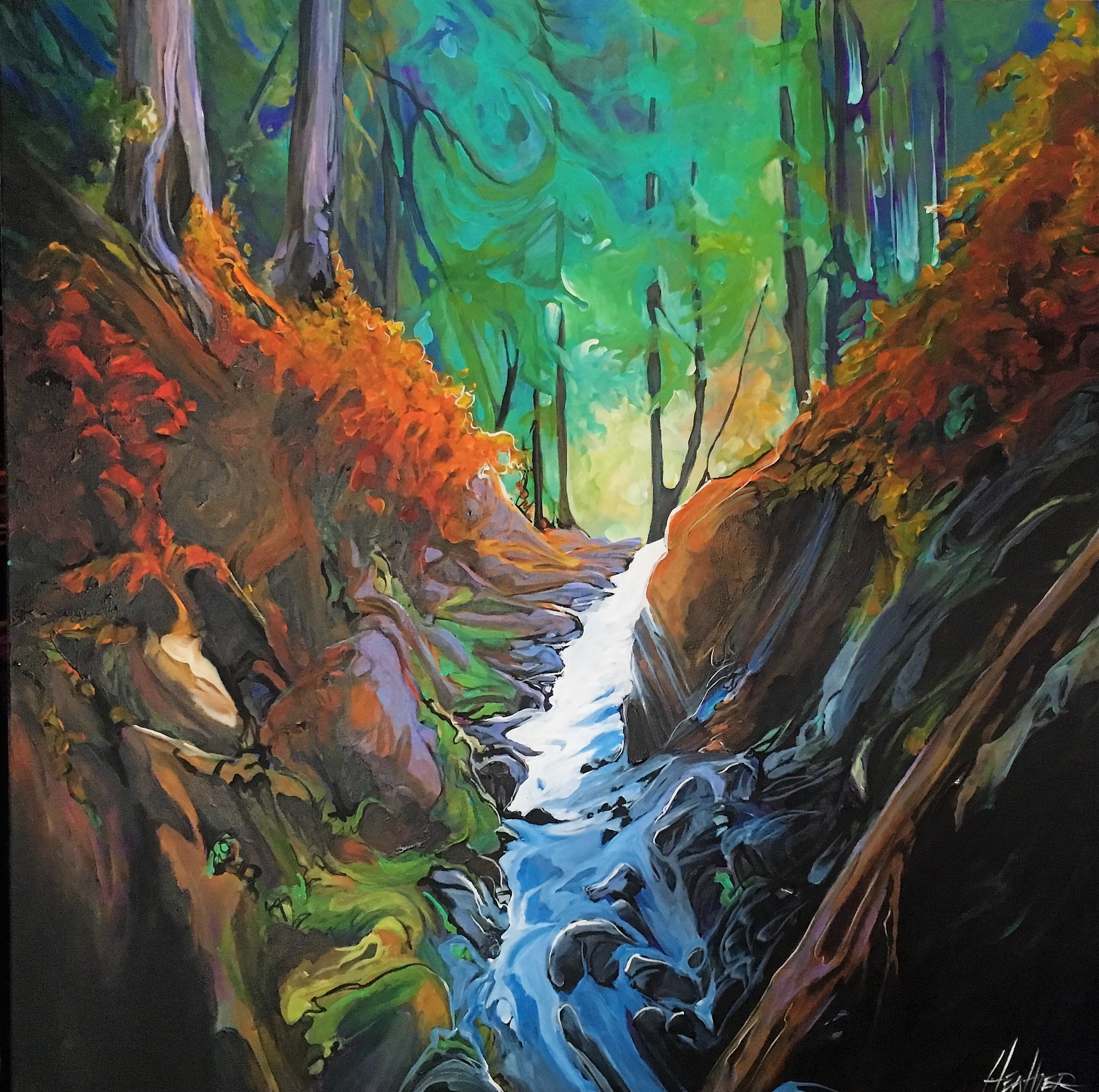 Turbulence 36 x 36 SOLD