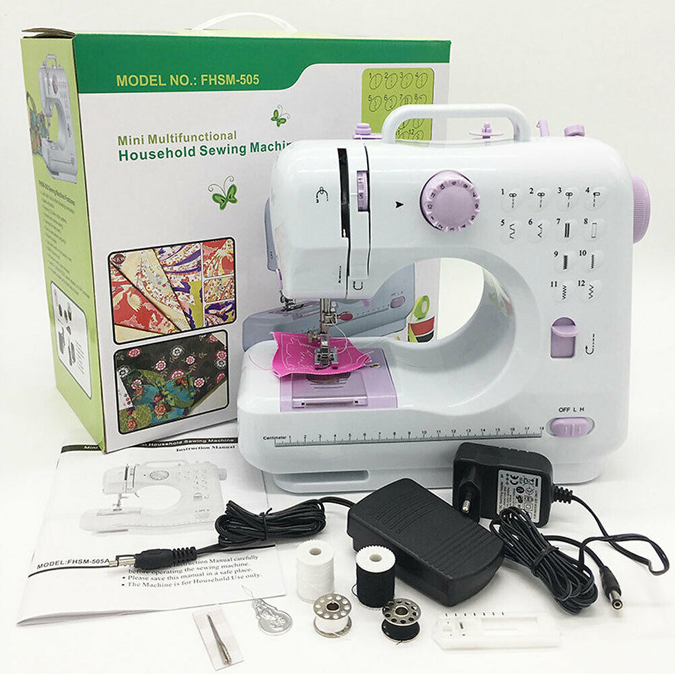 Miniatura: Electric Sewing Machine for Beginners - Adjustable Speed