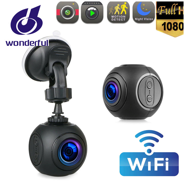 Miniatura: Mini WiFi FHD 1080P Car Dash Cam with GPS & Night Vision