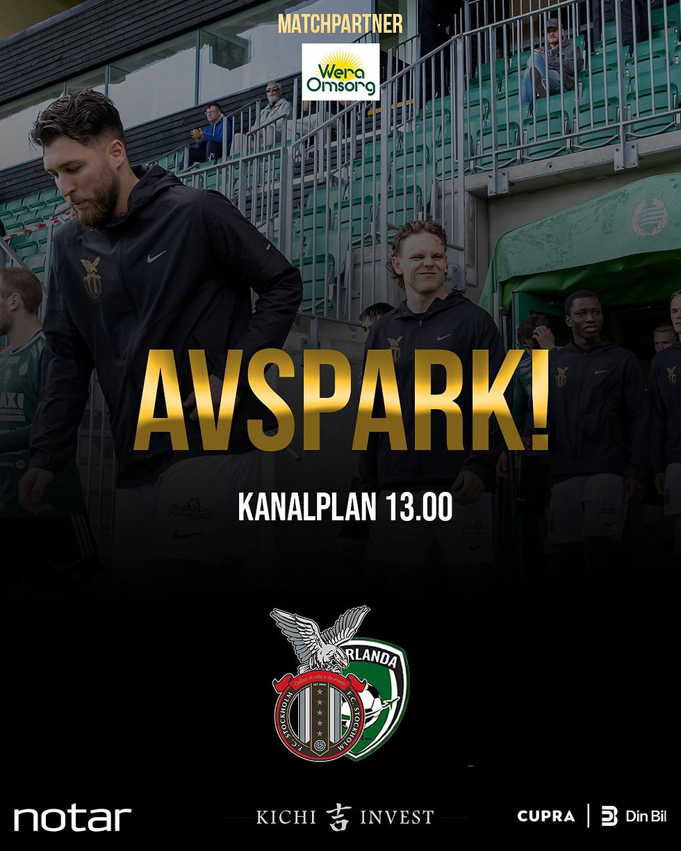 Inför FC Stockholm-Arlanda