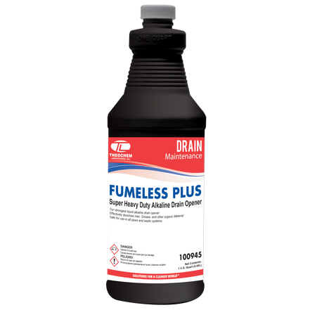 Fumeless Plus, Super Heavy Duty Alkaline Drain Opener
