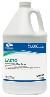 Lacto, Concentrated Top Scrub, Floor Finish Maintenance