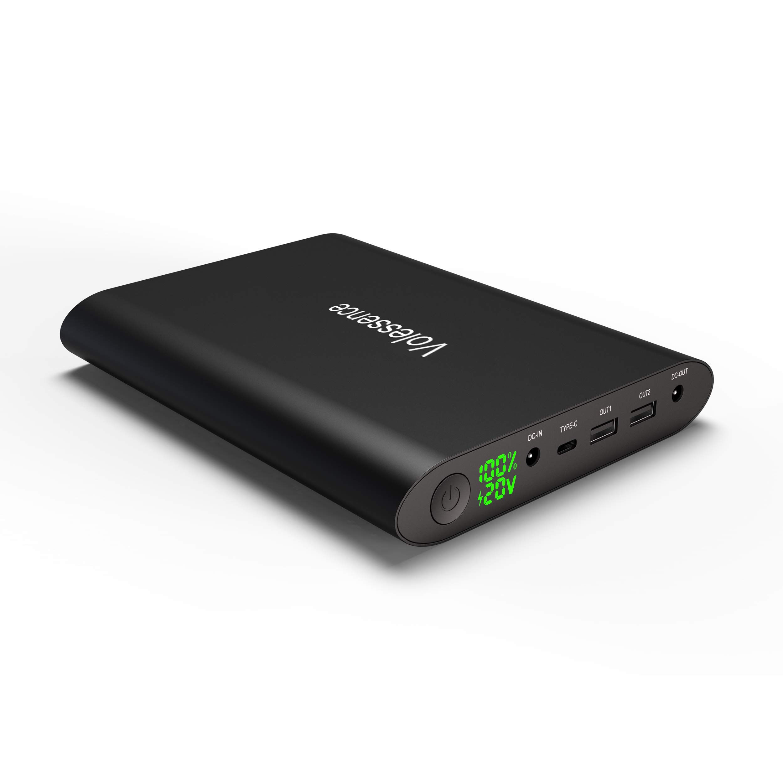 Volessence 50000mAh Laptop Power Bank 5/8.4/9/12/16/20V Portable Laptop Charger