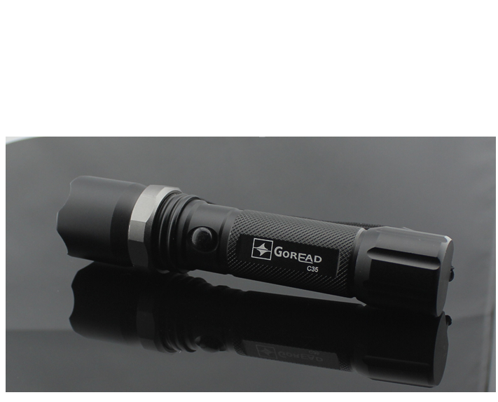 C35 Rechargeable LED Flashlight with Zoom Function
