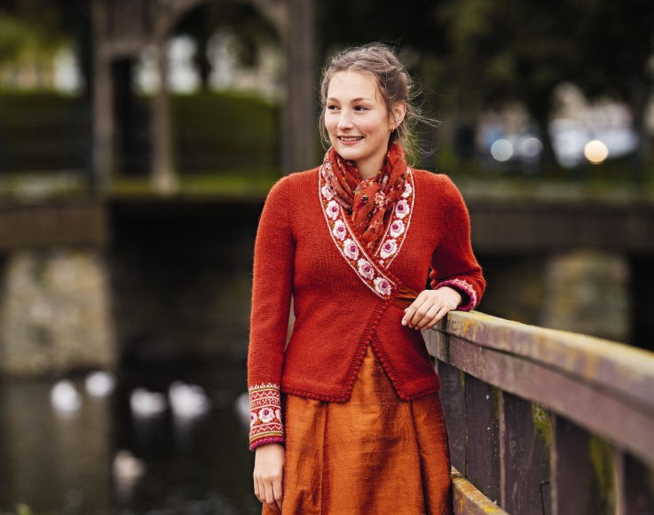 Albertines jakke fra boken Strikk til alle anledninger. Foto: Eivind Røhne.