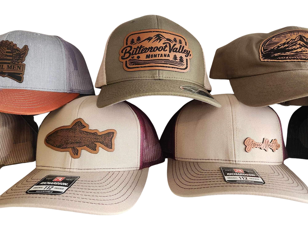 Leather Patch Hats