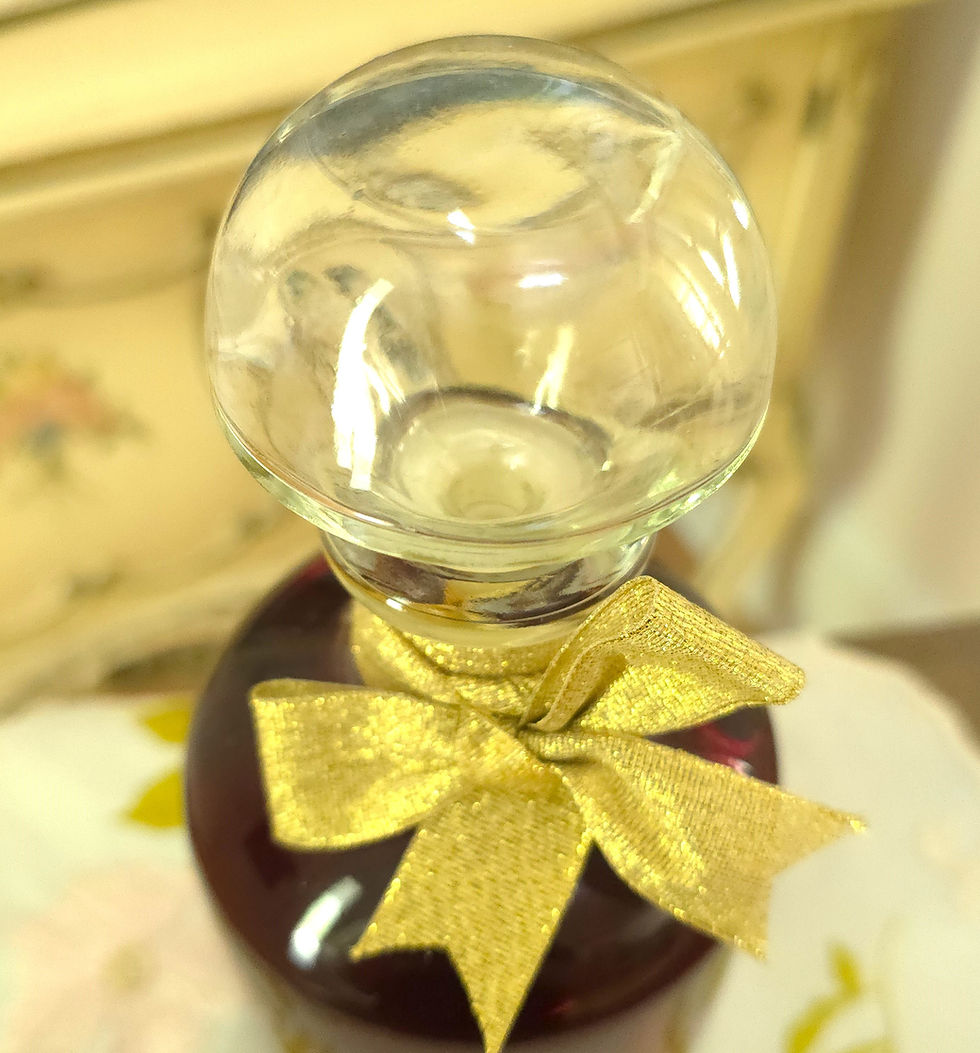 Thumbnail: Frances Denney Interlude Lt. Cologne 12 oz Parfait Amour Decanter Vintage 1970s